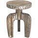 New Shizue 25 X 18 inch Distressed Mindi Side Table, Small
