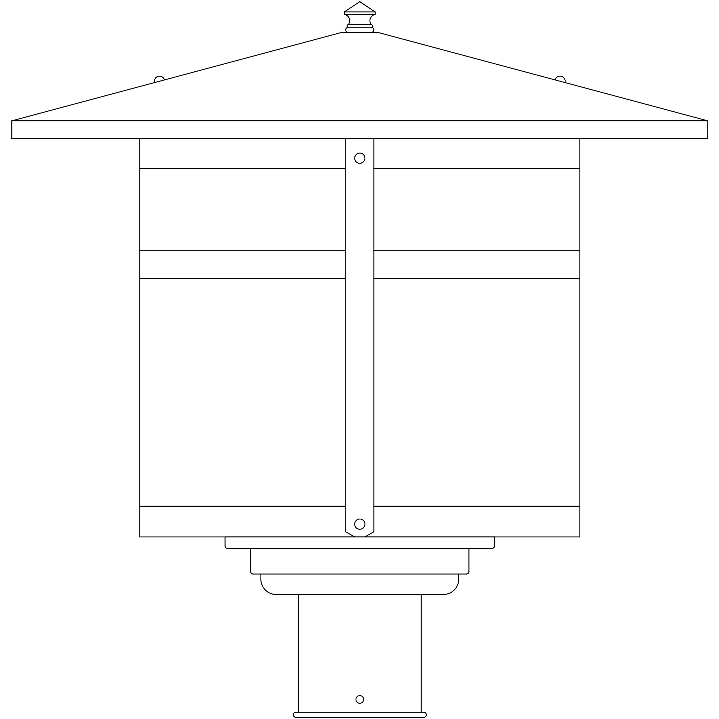 Berkeley 1 Light 13.25 inch Rustic Brown Post Mount in White Opalescent