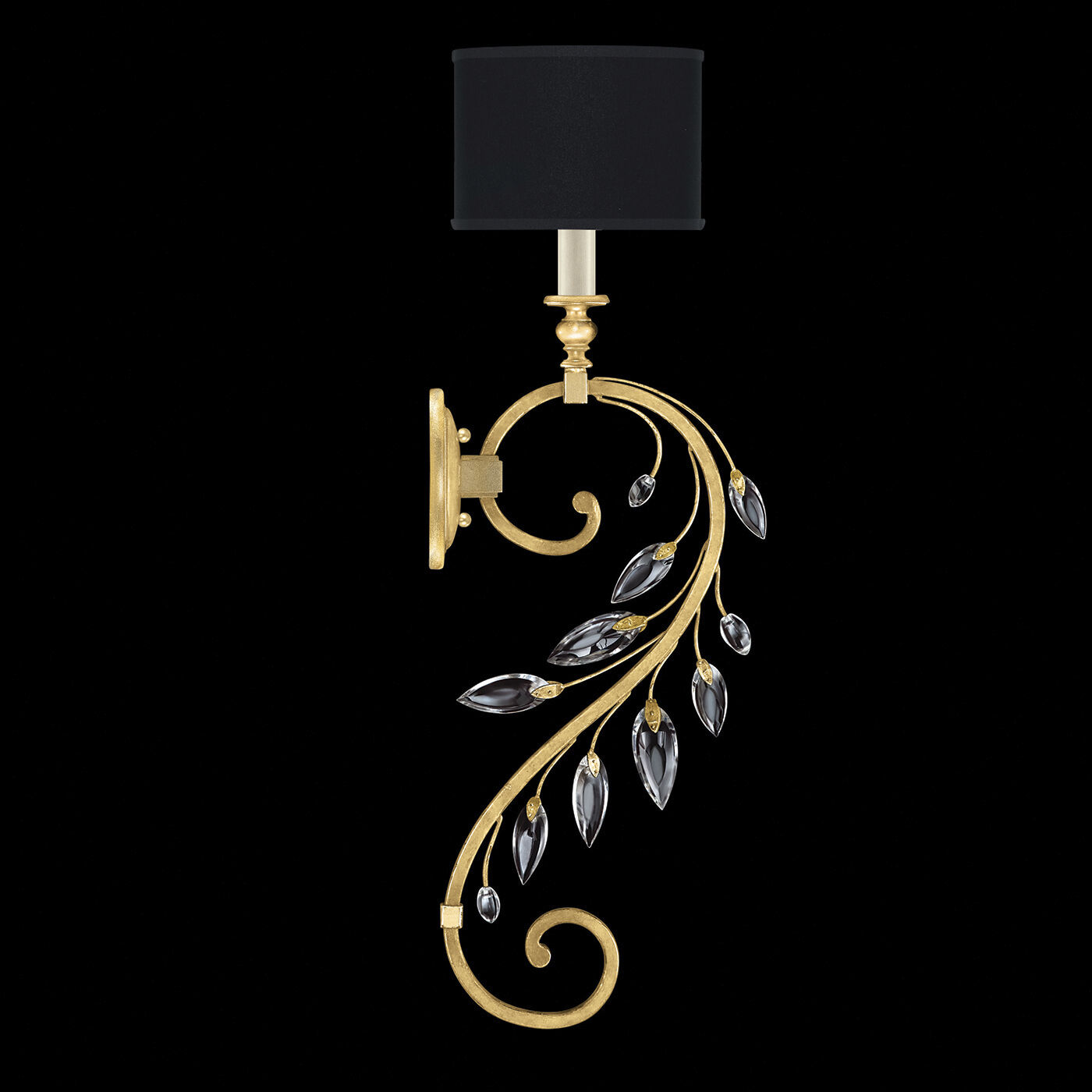 Crystal Laurel Sconce Wall Light