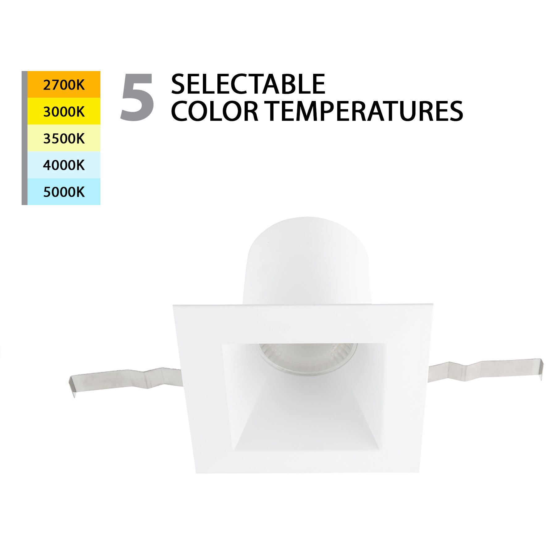 Blaze LED White Complete Kit Recessed Lighting