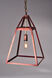 Appledore 1 Light 12 inch Antique Copper Pendant Ceiling Light in Clear Glass, Medium