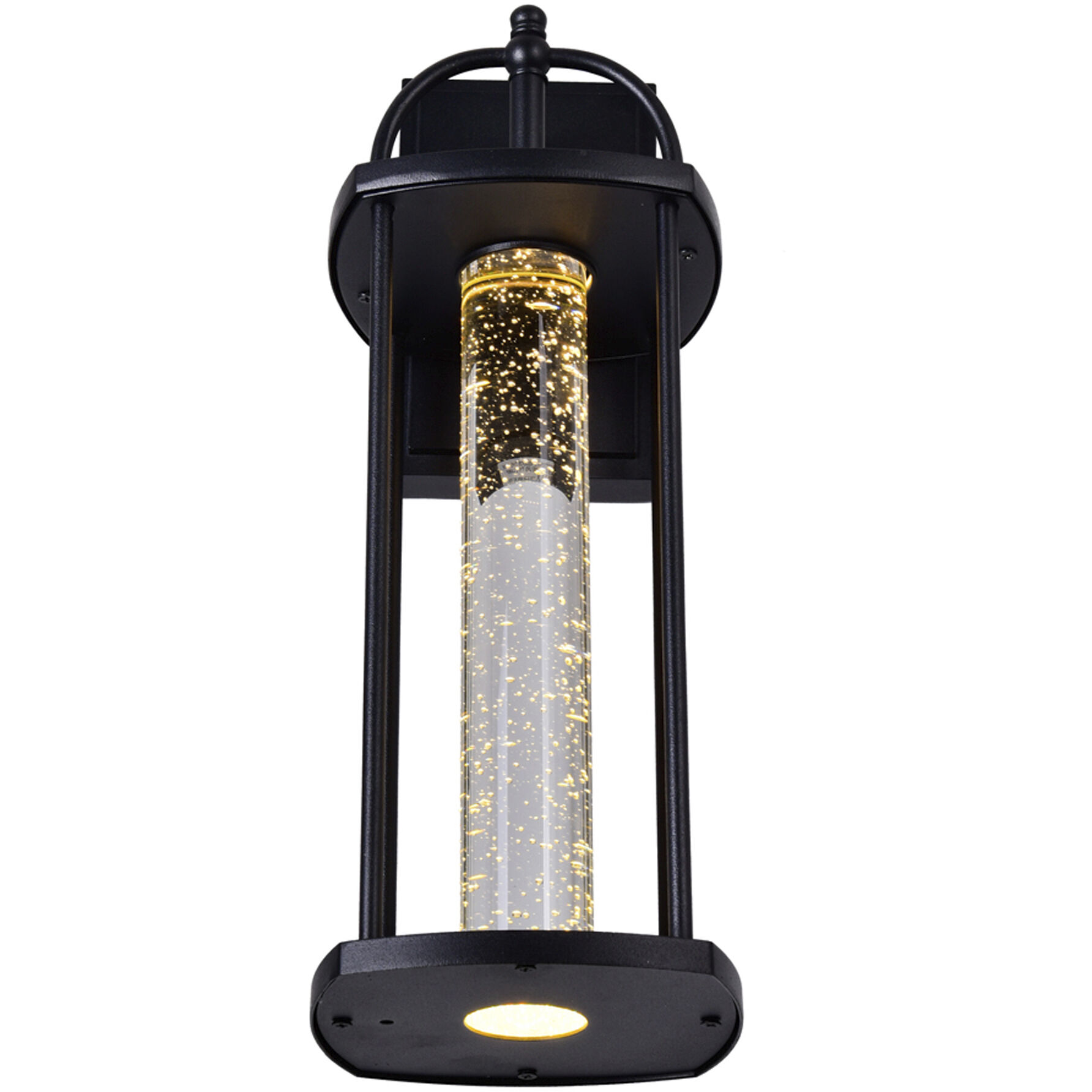 Greenwood LED 18 inch Black Outdoor Wall Light