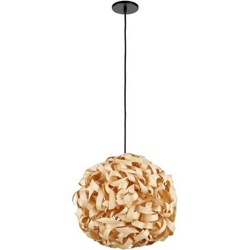 Bailey 1 Light 16 inch Matte Black Single Drop Pendant Ceiling Light, Small