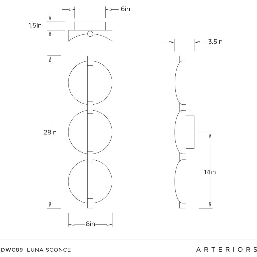 Luna Sconce Wall Light