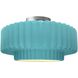 Radiance 1 Light 16.5 inch Reflecting Pool and Brushed Nickel Semi Flush Ceiling Light