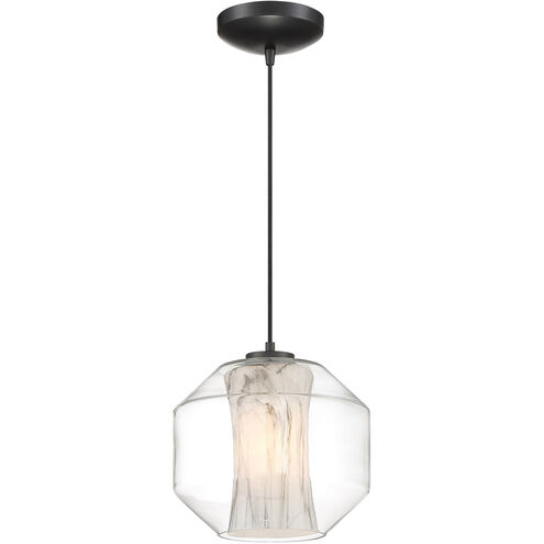 I-Biza LED 10 inch Black Pendant Ceiling Light