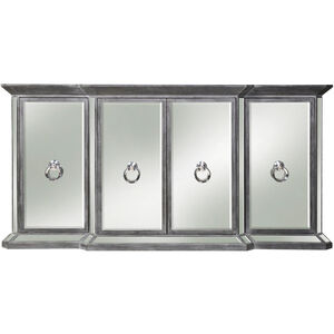 Crestmont 80 X 18 inch Dark Gray, Clear, Silver Sideboard