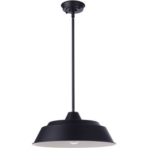 Landmark 1 Light 12 inch Midnight Outdoor Pendant