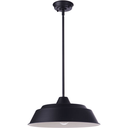 Landmark 1 Light 12 inch Midnight Outdoor Pendant