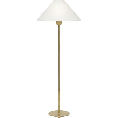 J. Randall Powers Hackney 31.75 inch 40.00 watt Hand-Rubbed Antique Brass Buffet Lamp Portable Light in Linen