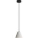 Clarus LED 7.63 inch White Sandstone Cement Pendant Ceiling Light