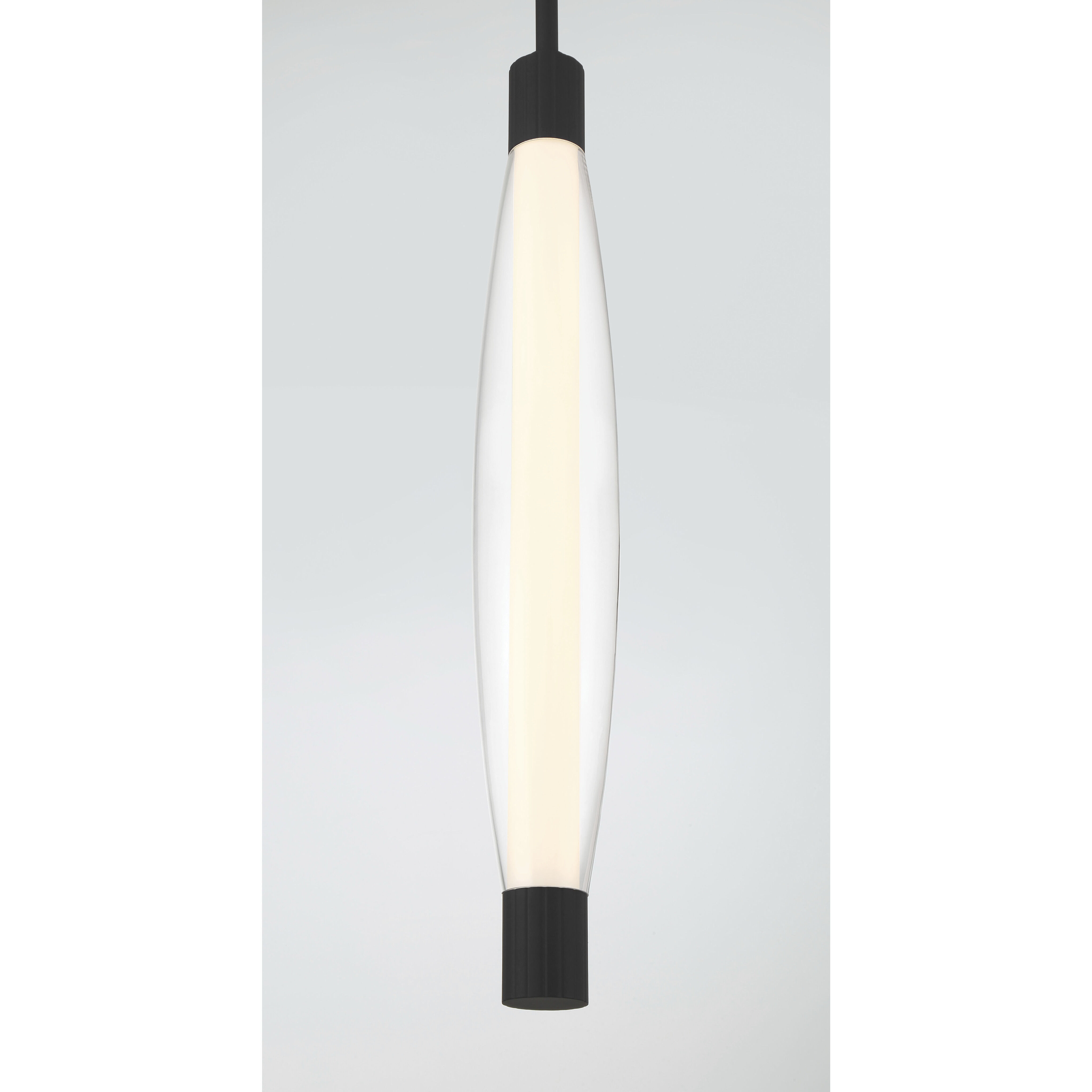 Verto LED 3 inch Dark Matte Black Pendant Ceiling Light
