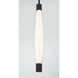 Verto LED 3 inch Dark Matte Black Pendant Ceiling Light