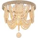 Jolie 3 Light 12 inch Beige Flush Mount Ceiling Light