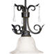 Veranda 1 Light 12 inch Espresso Mini-Pendant Ceiling Light