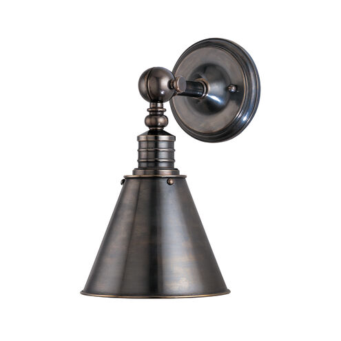 Darien 1 Light 8 inch Distressed Bronze Wall Sconce Wall Light