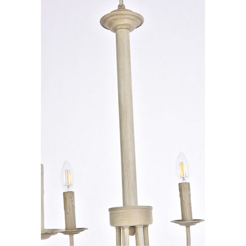 Brielle 6 Light 26 inch Weathered Dove Pendant Ceiling Light