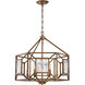 Athina 6 Light 25 inch Gilded Bronze Chandelier Ceiling Light