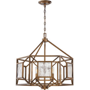 Athina 6 Light 25 inch Gilded Bronze Chandelier Ceiling Light