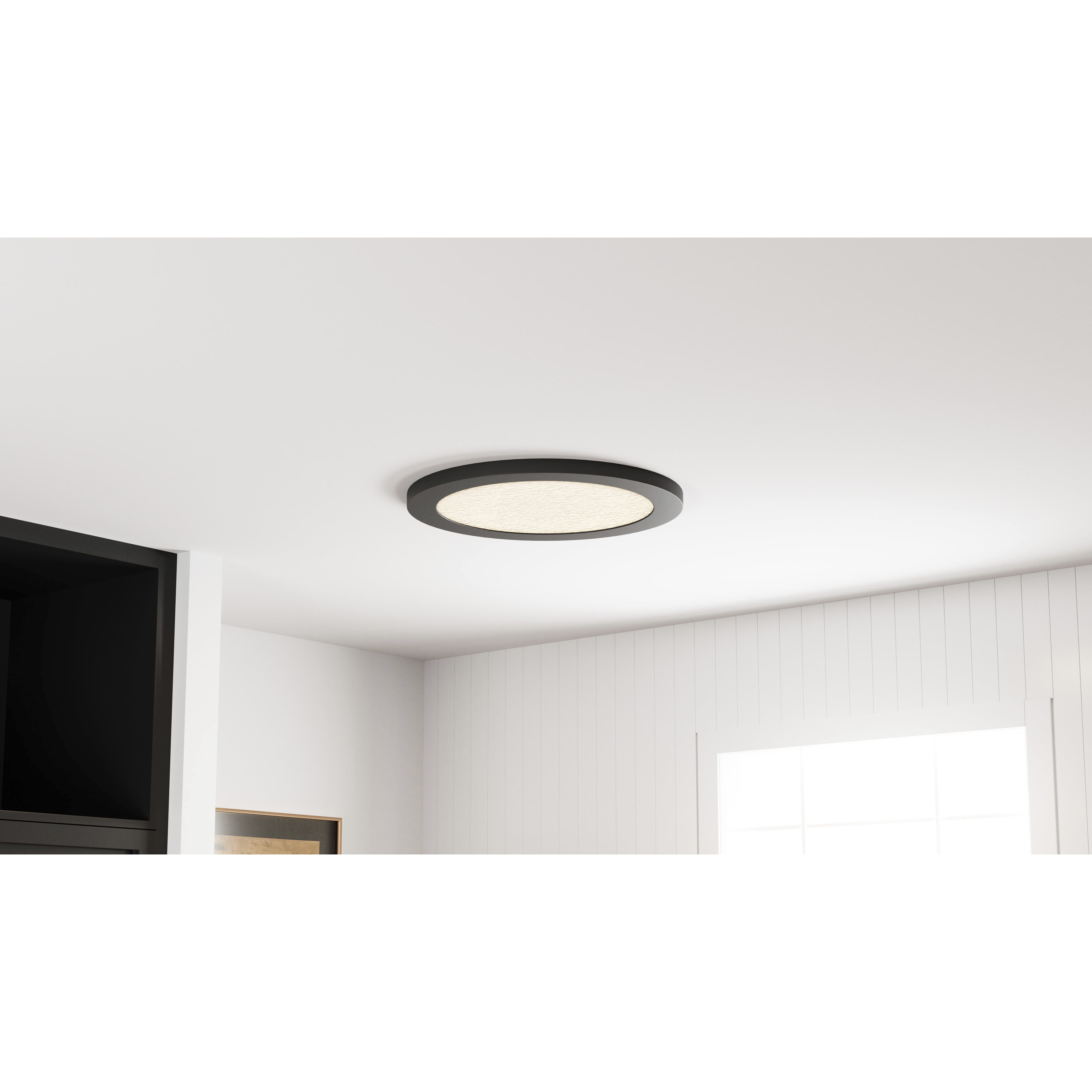 Outskirts LED 20 inch Earth Black Flush Mount Ceiling Light, Large
