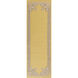 Alameda 96 X 30 inch Wheat, Khaki, Camel Rug