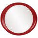 Ellipse 39 X 35 inch Glossy Red Wall Mirror