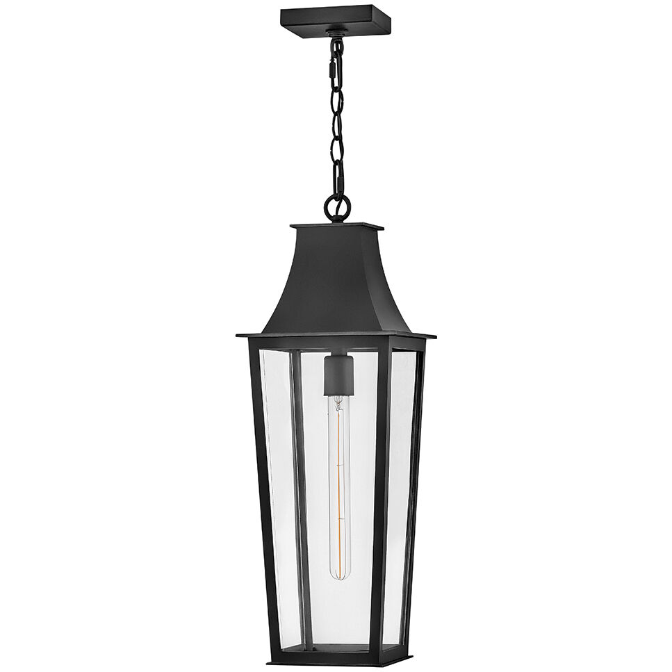 Coastal Elements Georgetown 1 Light 8.5 inch Black Outdoor Hanging Light