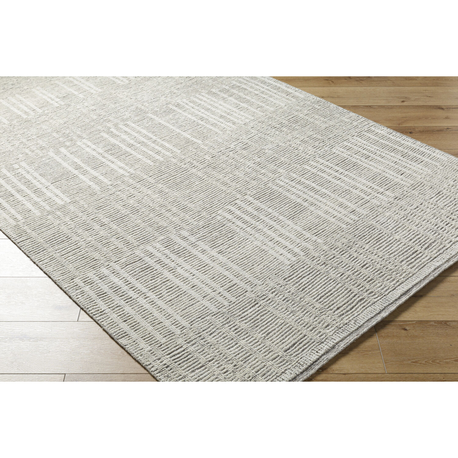Tunus 120 X 96 inch Silver / Sage Handmade Rug in 8 x 10