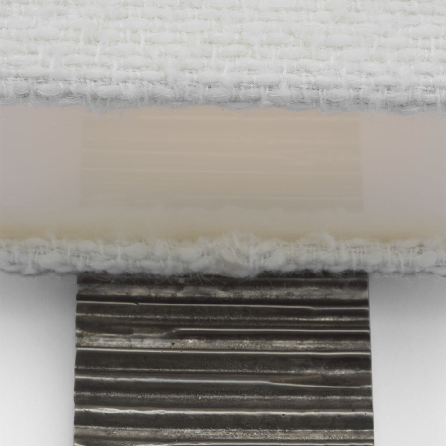 Anne-Marie Barton Fumar Tail Sconce Wall Light in Ridged Graphite