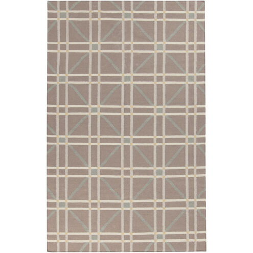 Sheffield Market 132 X 96 inch Cream, Taupe, Wheat, Aqua Rug