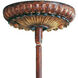 Villa Verona 1 Light 6.25 inch Hand Applied Verona Bronze with Aged Gold Leaf Accents Mini Pendant Ceiling Light