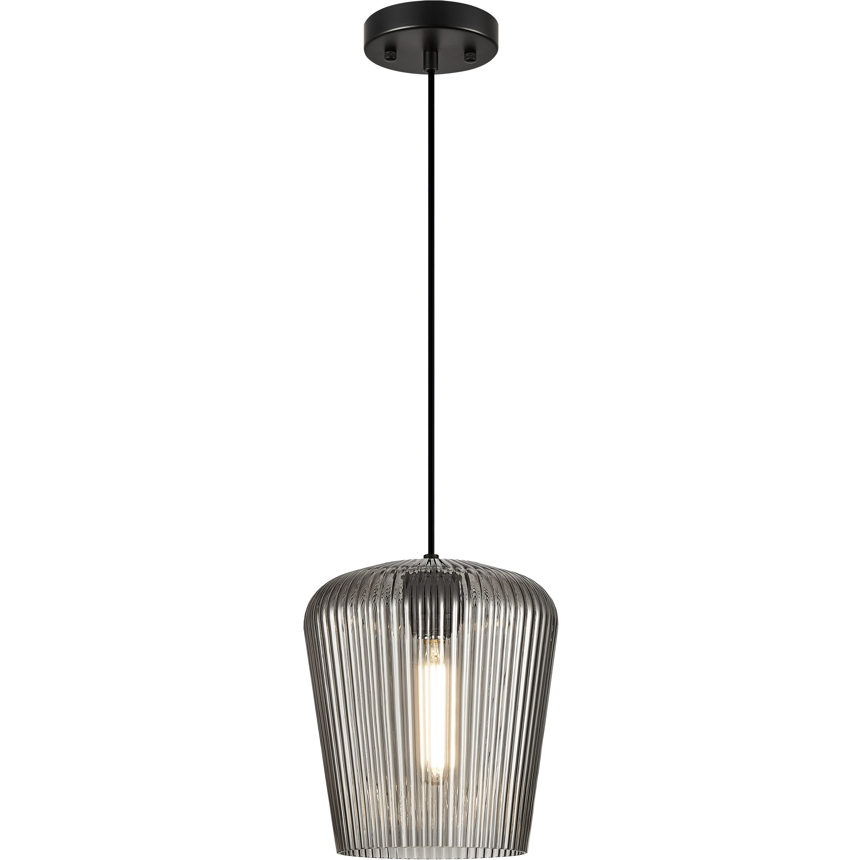 Charismo 1 Light 8.88 inch Black Pendant Ceiling Light