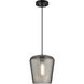 Charismo 1 Light 8.88 inch Black Pendant Ceiling Light