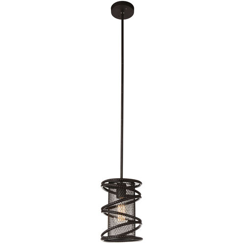 Darya 1 Light 7 inch Brown Down Mini Pendant Ceiling Light