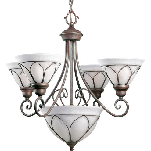 Verona 4 Light 26 inch Cobblestone Chandelier Ceiling Light