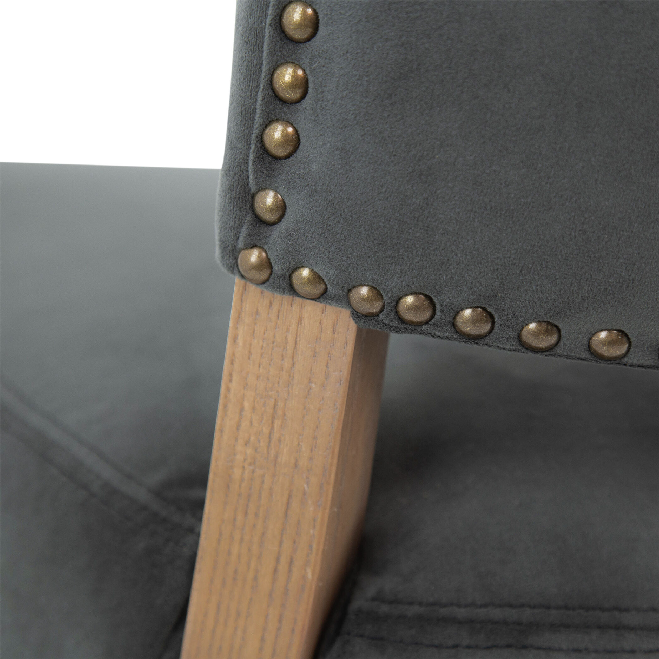 Dugan Grey and Natural Dining Chair