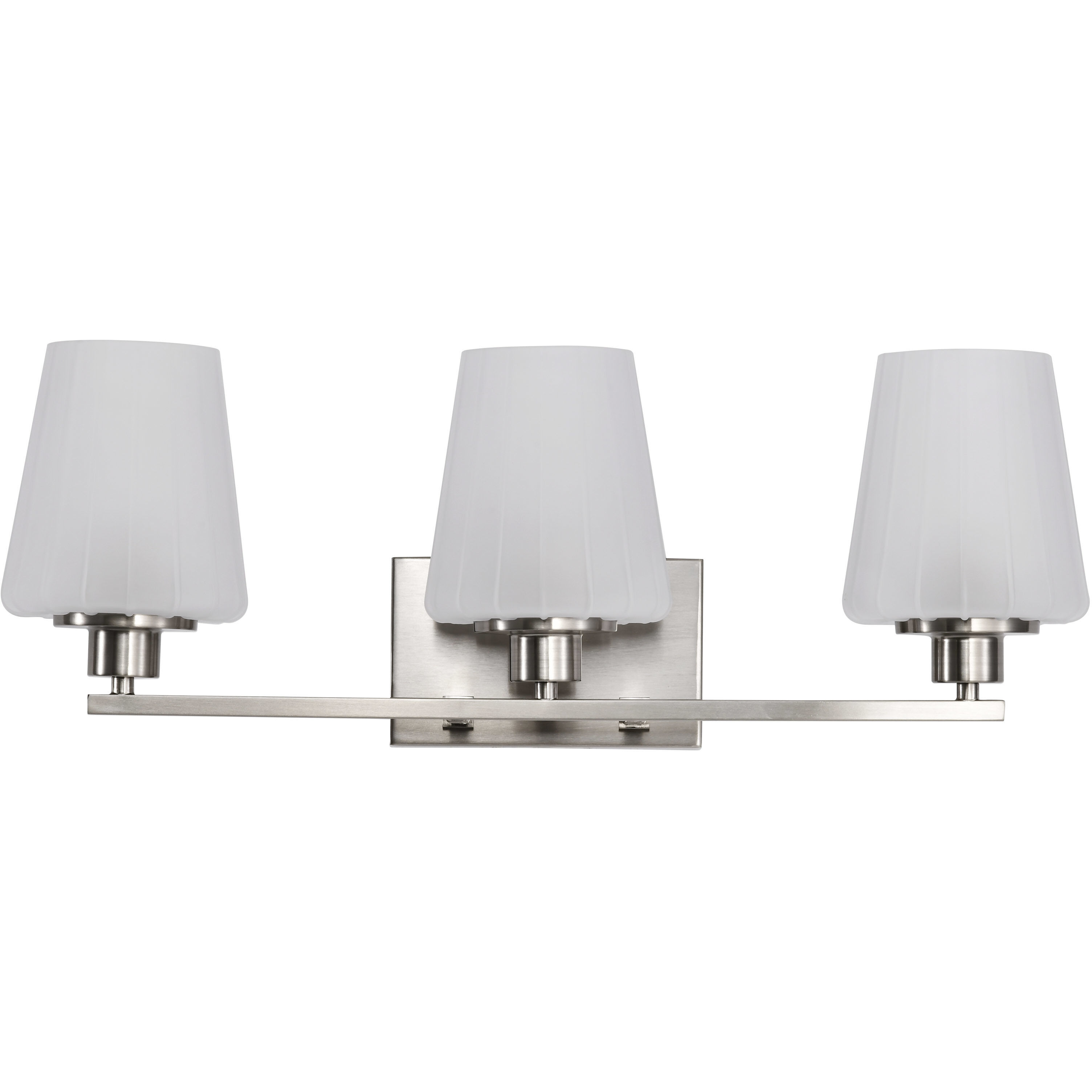 Lune 24 inch Brushed Nickel Vanity Wall Light
