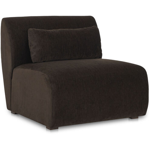 Amelia Dark Brown Slipper Chair