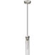 Beau 1 Light 4.75 inch Brushed Nickel Pendant Ceiling Light