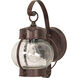 Brentwood 1 Light 11 inch Old Bronze Outdoor Wall Lantern