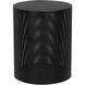 Dixon 20.5 X 16 inch Matte Black Side Table, Small