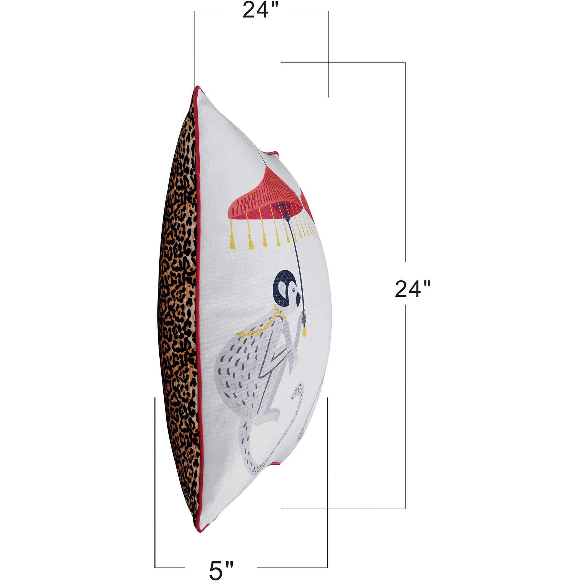 Dann Foley 24 inch White Throw Pillow