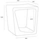 Darwin 19.75 X 19 inch Grey Outdoor End Table