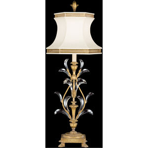 Beveled Arcs 41 inch 100.00 watt Gold Table Lamp Portable Light