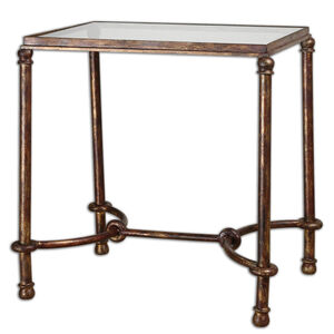 Evergreen 26 X 25 inch Iron End Table