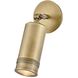 Pratt 1 Light 12.5 inch Heritage Brass Outdoor Wall Mount