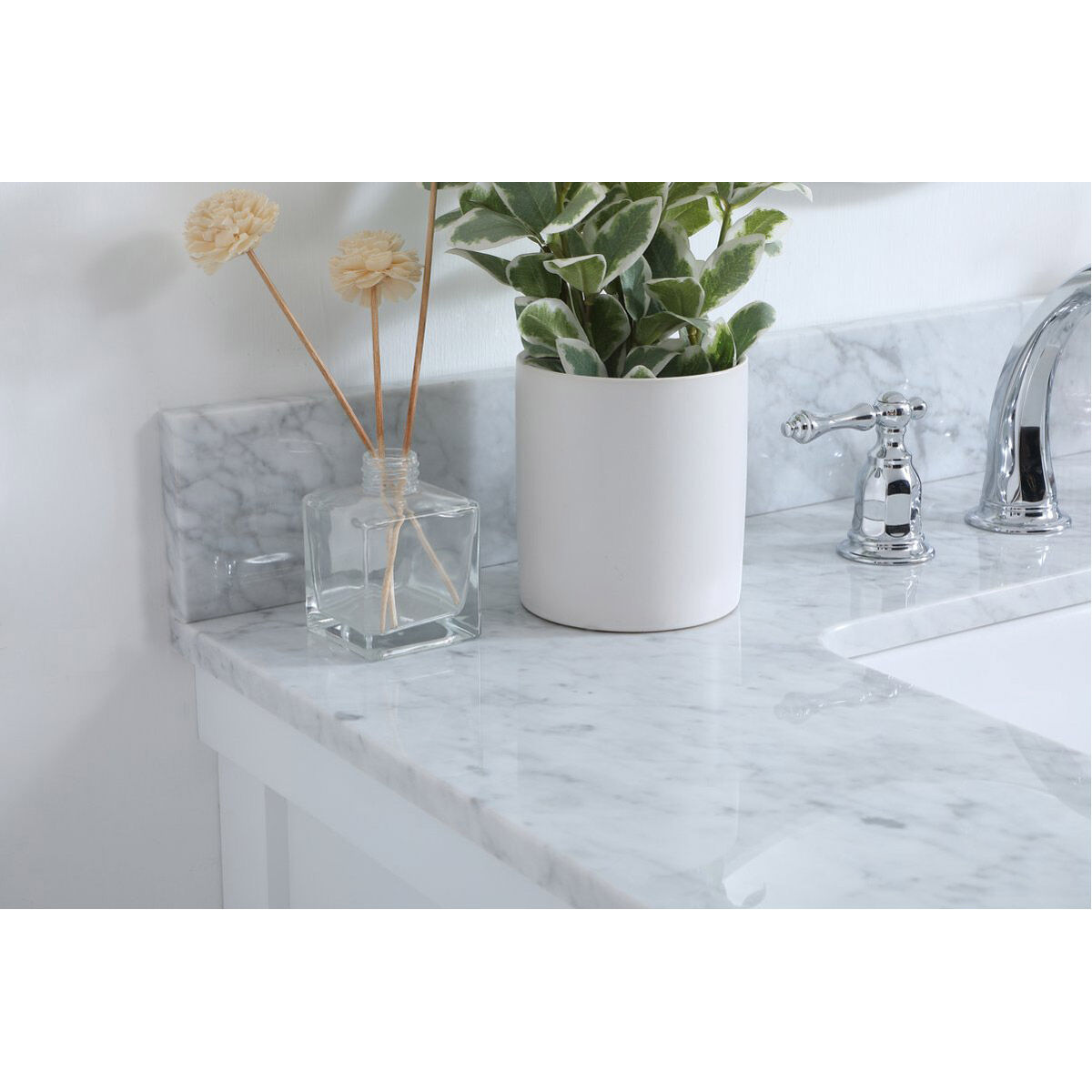 Clement 36 X 22 X 34 inch White Bathroom Vanity Cabinet