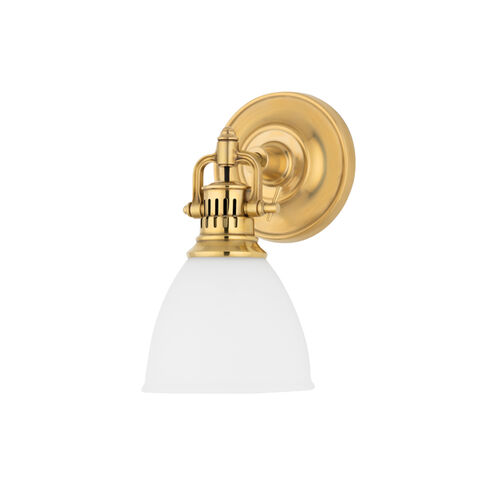 Pelham 1 Light 6 inch Aged Brass Wall Sconce Wall Light