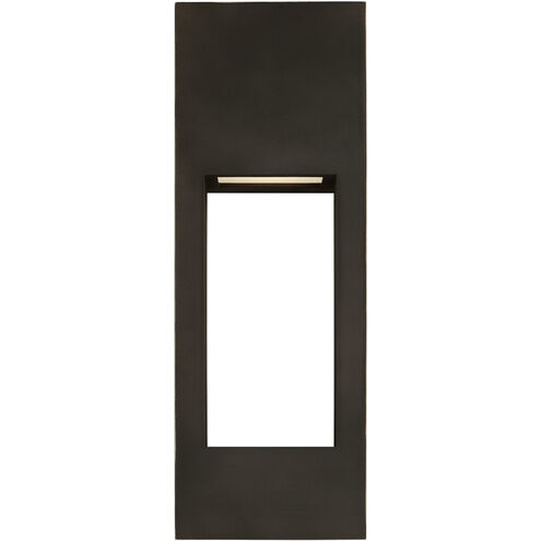 Testa LED 16 inch Antique Bronze Outdoor Wall Lantern