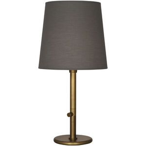 Rico Espinet Buster Chica 28.75 inch 150.00 watt Aged Brass Accent Lamp Portable Light in Smoke Gray